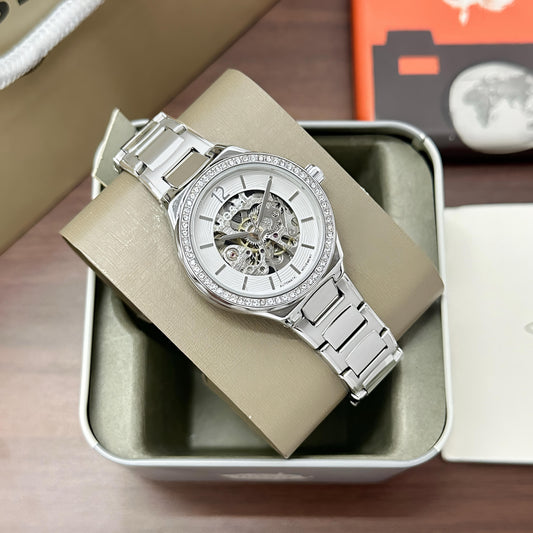 ✨ FOSSIL WOMEN'S AUTOMATIC BQ3788 – 7AA PREMIUM SKELETON DIAL | ELEGANT SELF-WINDING MECHANICAL WATCH ✨