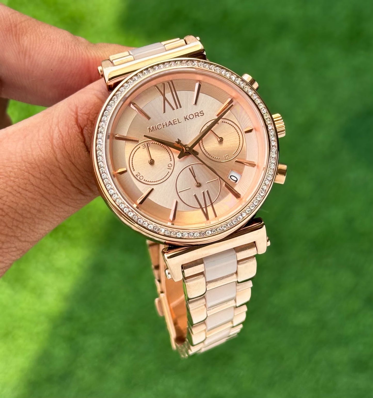 Michael Kors Pink ceramic dial