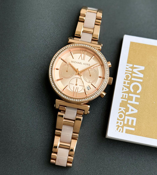 Michael Kors Pink ceramic dial